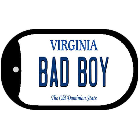 Bad Boy Virginia Novelty Metal Dog Tag Necklace DT-10140