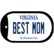 Best Mom Virginia Novelty Metal Dog Tag Necklace DT-10141