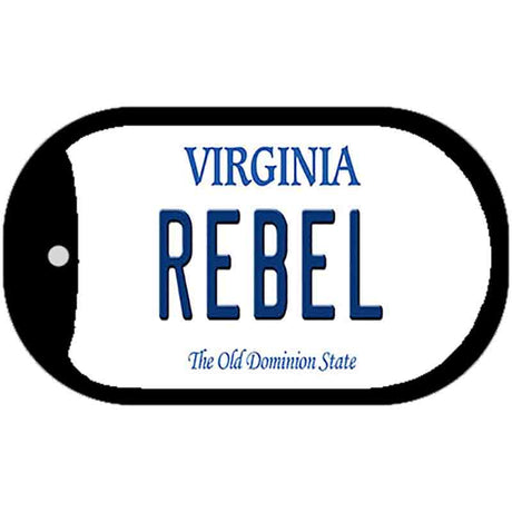 Rebel Virginia Novelty Metal Dog Tag Necklace DT-10143