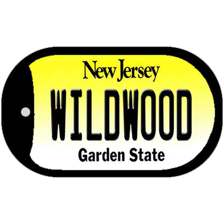 Wildwood New Jersey Novelty Metal Dog Tag Necklace DT-10153