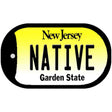 Native New Jersey Novelty Metal Dog Tag Necklace DT-10173