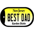 Best Dad New Jersey Novelty Metal Dog Tag Necklace DT-10181