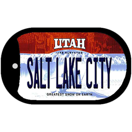 Salt Lake City Utah Novelty Metal Dog Tag Necklace DT-10186