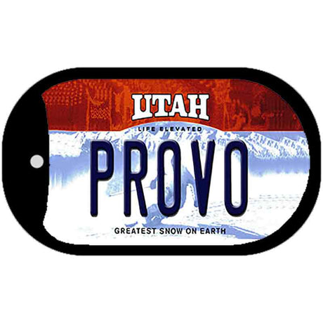 Provo Utah Novelty Metal Dog Tag Necklace DT-10188