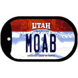 Moab Utah Novelty Metal Dog Tag Necklace DT-10191