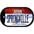 Springville Utah Novelty Metal Dog Tag Necklace DT-10193