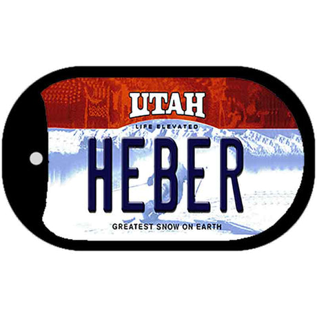 Heber Utah Novelty Metal Dog Tag Necklace DT-10194