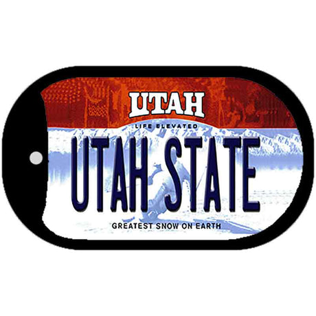 Utah State Novelty Metal Dog Tag Necklace DT-10198