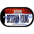 Brigham Young Utah Novelty Metal Dog Tag Necklace DT-10199