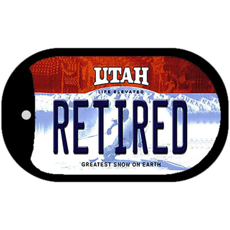 Retired Utah Novelty Metal Dog Tag Necklace DT-10207