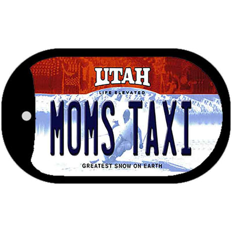 Moms Taxi Utah Novelty Metal Dog Tag Necklace DT-10216