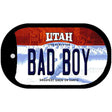 Bad Boy Utah Novelty Metal Dog Tag Necklace DT-10222