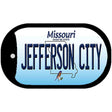 Jefferson City Missouri Novelty Metal Dog Tag Necklace DT-10246