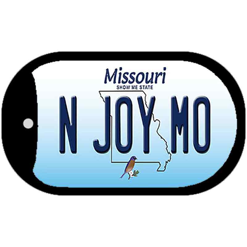 N Joy MO Missouri Novelty Metal Dog Tag Necklace DT-10248