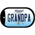 Grandpa Missouri Novelty Metal Dog Tag Necklace DT-10256