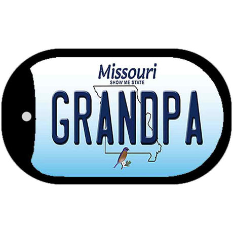 Grandpa Missouri Novelty Metal Dog Tag Necklace DT-10256