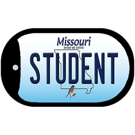 Student Missouri Novelty Metal Dog Tag Necklace DT-10258