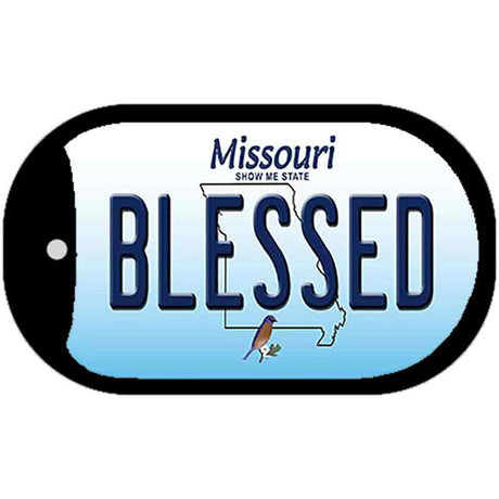 Blessed Missouri Novelty Metal Dog Tag Necklace DT-10270