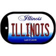 Illinois Novelty Metal Dog Tag Necklace DT-10279