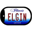 Elgin Illinois Novelty Metal Dog Tag Necklace DT-10285