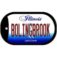 Bolingbrook Illinois Novelty Metal Dog Tag Necklace DT-10287