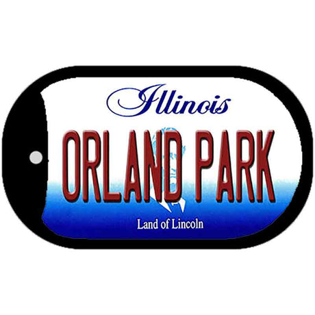 Orland Park Illinois Novelty Metal Dog Tag Necklace DT-10289