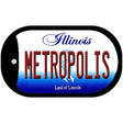 Metropolis Illinois Novelty Metal Dog Tag Necklace DT-10290