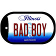 Bad Boy Illinois Novelty Metal Dog Tag Necklace DT-10317