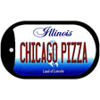 Chicago Pizza Illinois Novelty Metal Dog Tag Necklace DT-10326