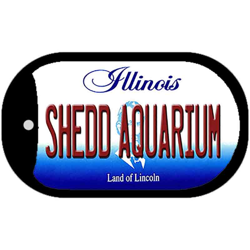 Shedd Aquarium Illinois Novelty Metal Dog Tag Necklace DT-10329