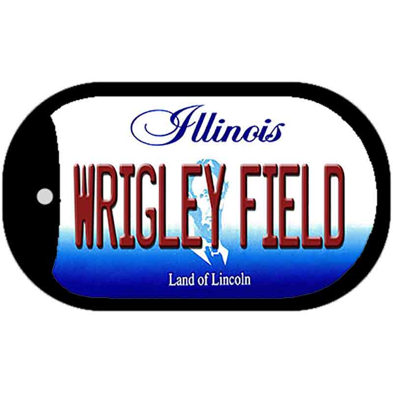 Wrigley Field Illinois Novelty Metal Dog Tag Necklace DT-10331