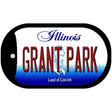 Grant Park Illinois Novelty Metal Dog Tag Necklace DT-10333