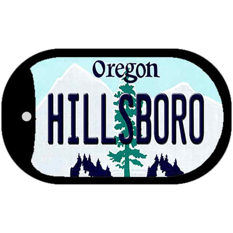 Hillsboro Oregon Novelty Metal Dog Tag Necklace DT-10348