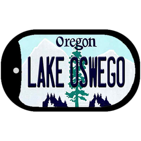 Lake Oswego Oregon Novelty Metal Dog Tag Necklace DT-10351