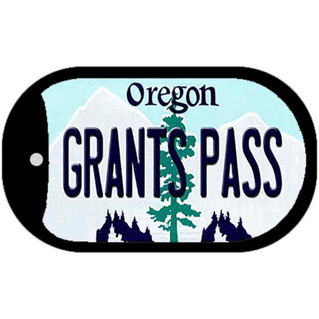 Grants Pass Oregon Novelty Metal Dog Tag Necklace DT-10352