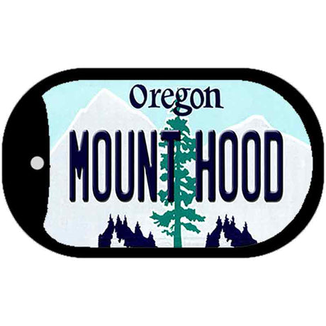 Mount Hood Oregon Novelty Metal Dog Tag Necklace DT-10353