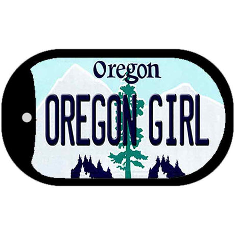 Oregon Girl Novelty Metal Dog Tag Necklace DT-10358