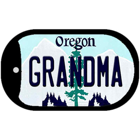 Grandma Oregon Novelty Metal Dog Tag Necklace DT-10360