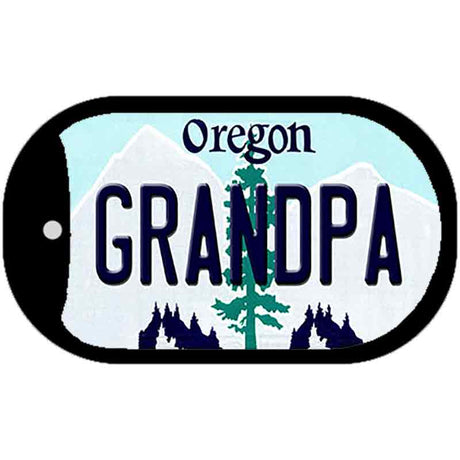 Grandpa Oregon Novelty Metal Dog Tag Necklace DT-10361