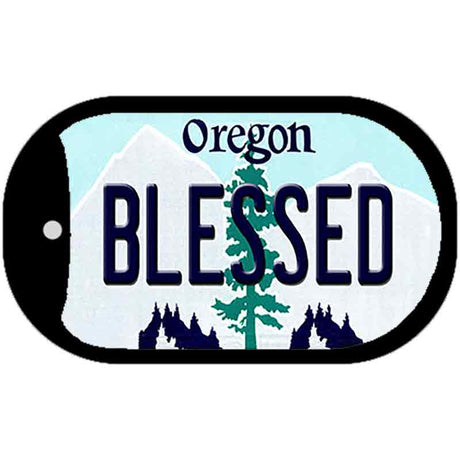 Blessed Oregon Novelty Metal Dog Tag Necklace DT-10376