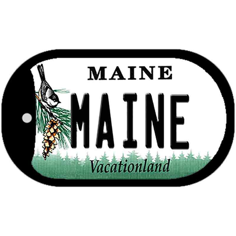 Maine Novelty Metal Dog Tag Necklace DT-10383