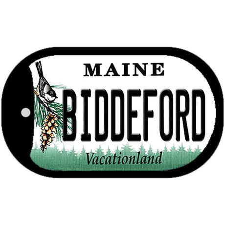 Biddeford Maine Novelty Metal Dog Tag Necklace DT-10392