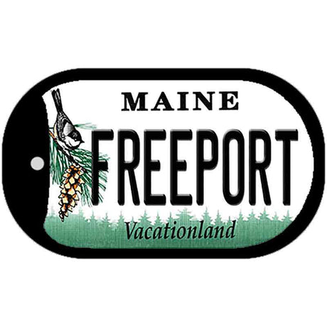 Freeport Maine Novelty Metal Dog Tag Necklace DT-10393