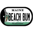 Beach Bum Maine Novelty Metal Dog Tag Necklace DT-10397