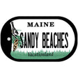 Sandy Beaches Maine Novelty Metal Dog Tag Necklace DT-10398