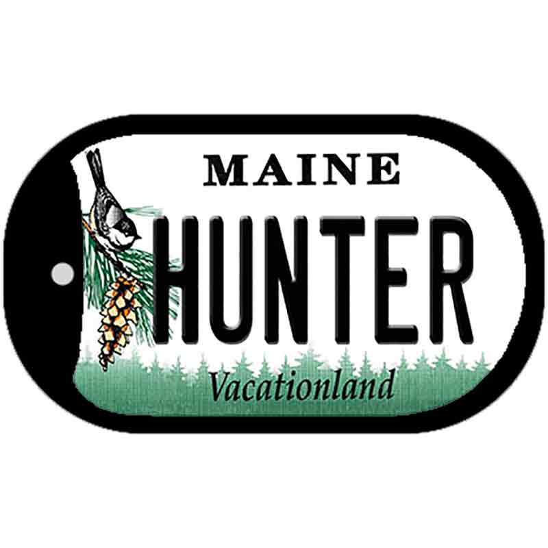 Hunter Maine Novelty Metal Dog Tag Necklace DT-10419