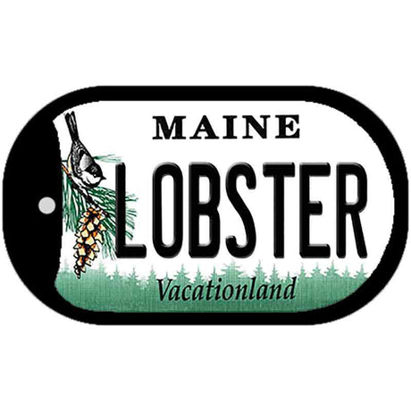 Lobster Maine Novelty Metal Dog Tag Necklace DT-10425