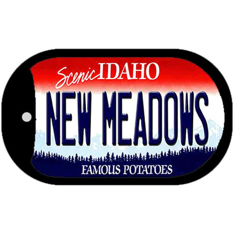 New Meadows Idaho Novelty Metal Dog Tag Necklace DT-10426