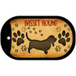 Basset Hound Novelty Metal Dog Tag Necklace DT-10431