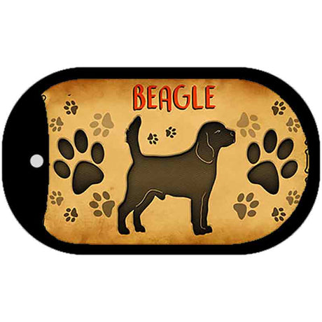 Beagle Novelty Metal Dog Tag Necklace DT-10432